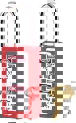 Lockout Padlock: Keyed Alike, Key Retain